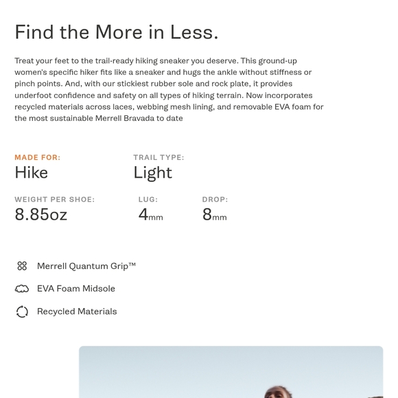 Merrell Bravada 2 Athletic Shoes Size 6 - Picture 12 of 13